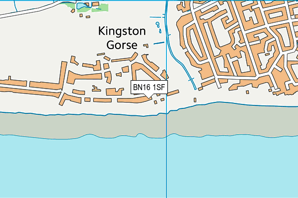 BN16 1SF map - OS VectorMap District (Ordnance Survey) BN16 1SF map - OS VectorMap District (Ordnance Survey)