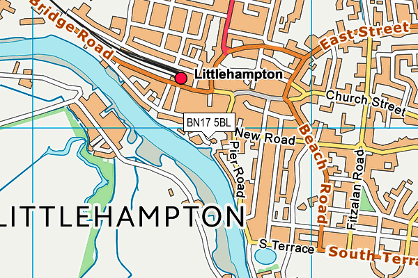 BN17 5BL map - OS VectorMap District (Ordnance Survey) BN17 5BL map - OS VectorMap District (Ordnance Survey)