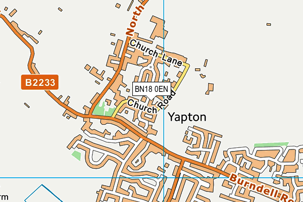 BN18 0EN map - OS VectorMap District (Ordnance Survey) BN18 0EN map - OS VectorMap District (Ordnance Survey)