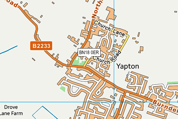 BN18 0ER map - OS VectorMap District (Ordnance Survey) BN18 0ER map - OS VectorMap District (Ordnance Survey)