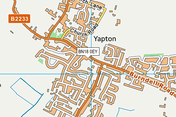 BN18 0EY map - OS VectorMap District (Ordnance Survey) BN18 0EY map - OS VectorMap District (Ordnance Survey)
