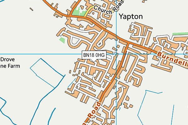 BN18 0HG map - OS VectorMap District (Ordnance Survey) BN18 0HG map - OS VectorMap District (Ordnance Survey)