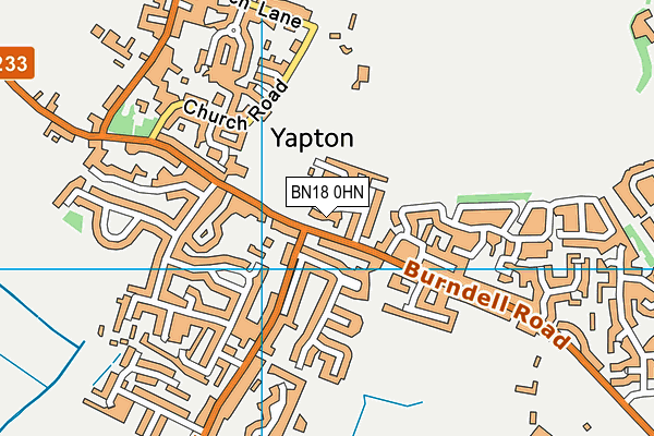 BN18 0HN map - OS VectorMap District (Ordnance Survey) BN18 0HN map - OS VectorMap District (Ordnance Survey)
