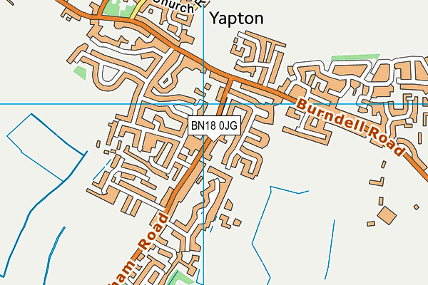 BN18 0JG map - OS VectorMap District (Ordnance Survey) BN18 0JG map - OS VectorMap District (Ordnance Survey)