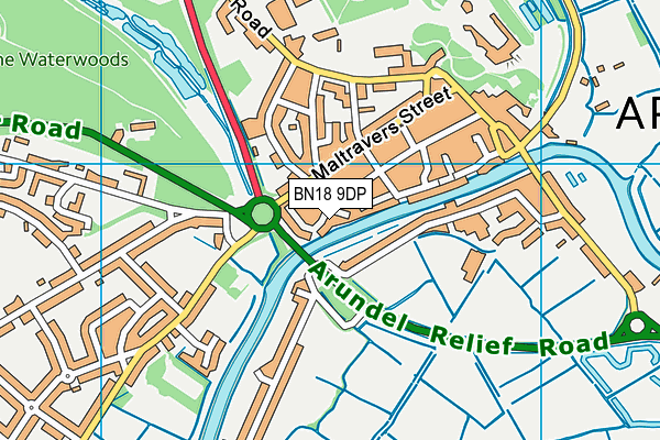 BN18 9DP map - OS VectorMap District (Ordnance Survey) BN18 9DP map - OS VectorMap District (Ordnance Survey)