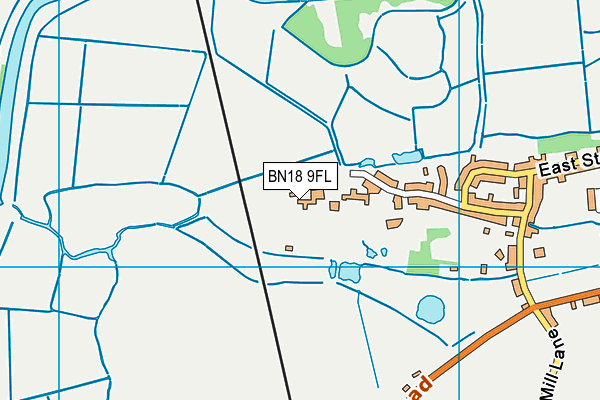 BN18 9FL map - OS VectorMap District (Ordnance Survey) BN18 9FL map - OS VectorMap District (Ordnance Survey)