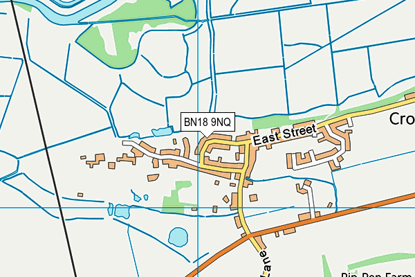 BN18 9NQ map - OS VectorMap District (Ordnance Survey) BN18 9NQ map - OS VectorMap District (Ordnance Survey)