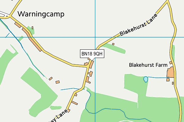 BN18 9QH map - OS VectorMap District (Ordnance Survey) BN18 9QH map - OS VectorMap District (Ordnance Survey)