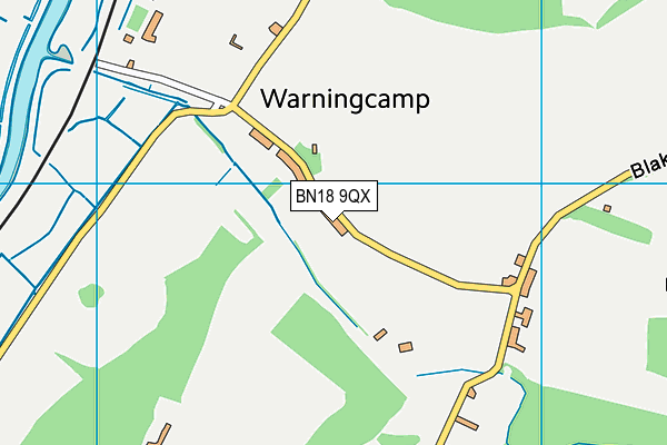 BN18 9QX map - OS VectorMap District (Ordnance Survey) BN18 9QX map - OS VectorMap District (Ordnance Survey)