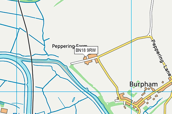 BN18 9RW map - OS VectorMap District (Ordnance Survey) BN18 9RW map - OS VectorMap District (Ordnance Survey)