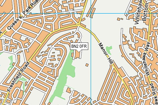 BN2 0FR map - OS VectorMap District (Ordnance Survey) BN2 0FR map - OS VectorMap District (Ordnance Survey)