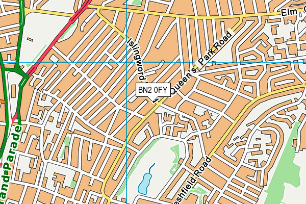 BN2 0FY map - OS VectorMap District (Ordnance Survey) BN2 0FY map - OS VectorMap District (Ordnance Survey)