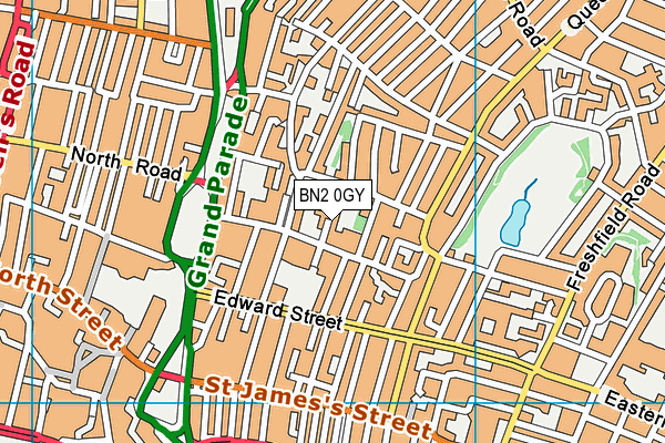 BN2 0GY map - OS VectorMap District (Ordnance Survey) BN2 0GY map - OS VectorMap District (Ordnance Survey)