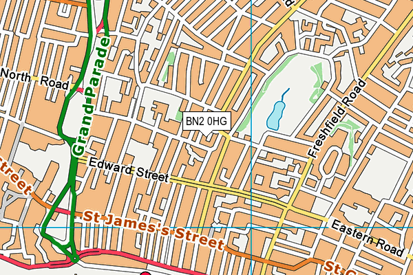 BN2 0HG map - OS VectorMap District (Ordnance Survey) BN2 0HG map - OS VectorMap District (Ordnance Survey)