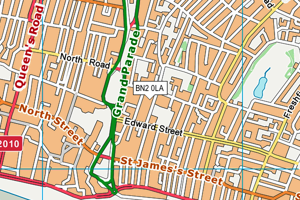 BN2 0LA map - OS VectorMap District (Ordnance Survey) BN2 0LA map - OS VectorMap District (Ordnance Survey)