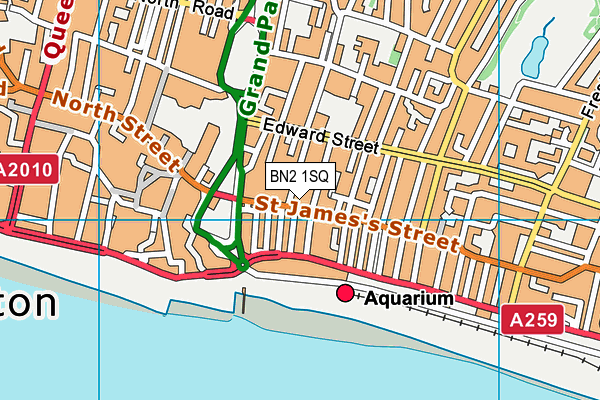 BN2 1SQ map - OS VectorMap District (Ordnance Survey) BN2 1SQ map - OS VectorMap District (Ordnance Survey)