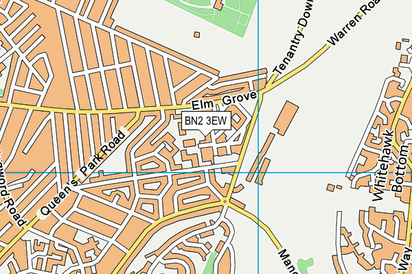 BN2 3EW map - OS VectorMap District (Ordnance Survey) BN2 3EW map - OS VectorMap District (Ordnance Survey)