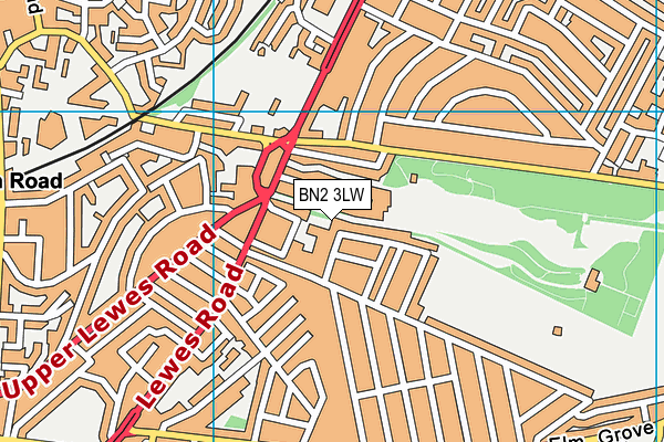BN2 3LW map - OS VectorMap District (Ordnance Survey) BN2 3LW map - OS VectorMap District (Ordnance Survey)