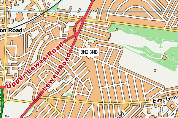 BN2 3NB map - OS VectorMap District (Ordnance Survey) BN2 3NB map - OS VectorMap District (Ordnance Survey)