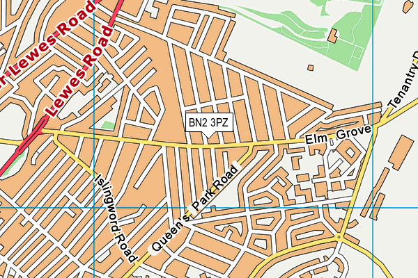 BN2 3PZ map - OS VectorMap District (Ordnance Survey) BN2 3PZ map - OS VectorMap District (Ordnance Survey)
