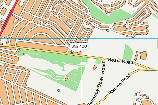 BN2 4DU map - OS VectorMap District (Ordnance Survey) BN2 4DU map - OS VectorMap District (Ordnance Survey)