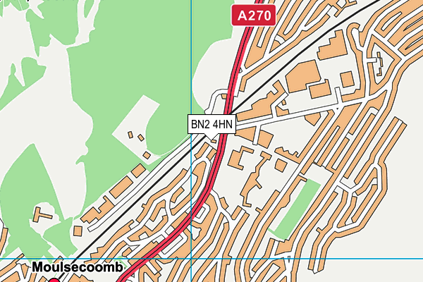 BN2 4HN map - OS VectorMap District (Ordnance Survey) BN2 4HN map - OS VectorMap District (Ordnance Survey)