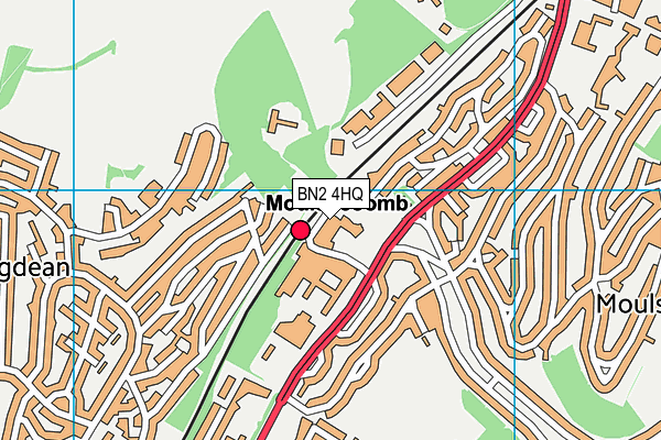 BN2 4HQ map - OS VectorMap District (Ordnance Survey) BN2 4HQ map - OS VectorMap District (Ordnance Survey)