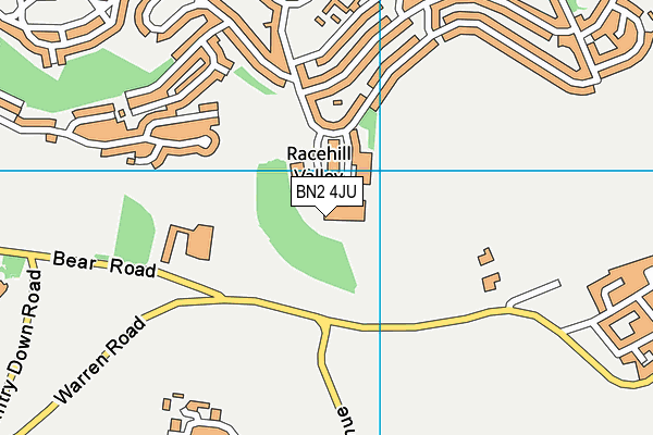 BN2 4JU map - OS VectorMap District (Ordnance Survey) BN2 4JU map - OS VectorMap District (Ordnance Survey)