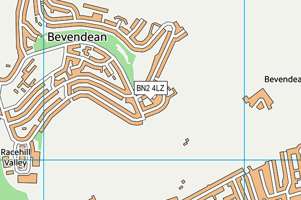 BN2 4LZ map - OS VectorMap District (Ordnance Survey) BN2 4LZ map - OS VectorMap District (Ordnance Survey)