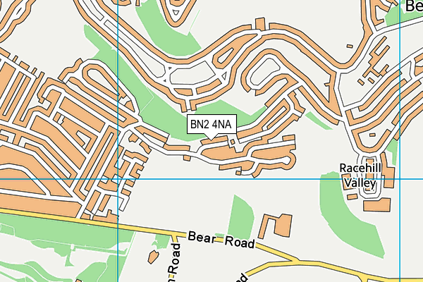 BN2 4NA map - OS VectorMap District (Ordnance Survey) BN2 4NA map - OS VectorMap District (Ordnance Survey)
