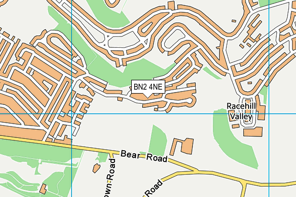 BN2 4NE map - OS VectorMap District (Ordnance Survey) BN2 4NE map - OS VectorMap District (Ordnance Survey)