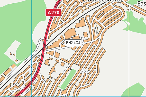 BN2 4QJ map - OS VectorMap District (Ordnance Survey) BN2 4QJ map - OS VectorMap District (Ordnance Survey)