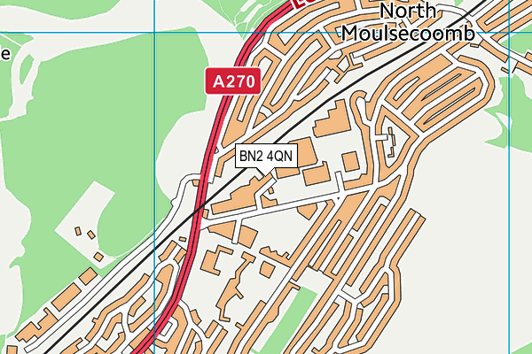 BN2 4QN map - OS VectorMap District (Ordnance Survey) BN2 4QN map - OS VectorMap District (Ordnance Survey)