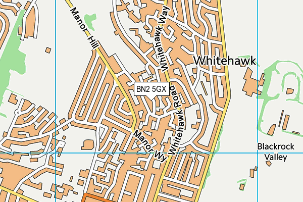 BN2 5GX map - OS VectorMap District (Ordnance Survey) BN2 5GX map - OS VectorMap District (Ordnance Survey)