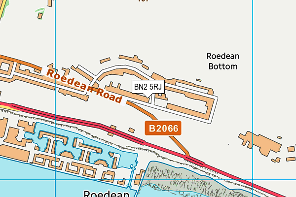 BN2 5RJ map - OS VectorMap District (Ordnance Survey) BN2 5RJ map - OS VectorMap District (Ordnance Survey)
