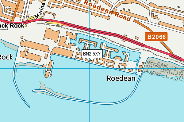 BN2 5XY map - OS VectorMap District (Ordnance Survey) BN2 5XY map - OS VectorMap District (Ordnance Survey)