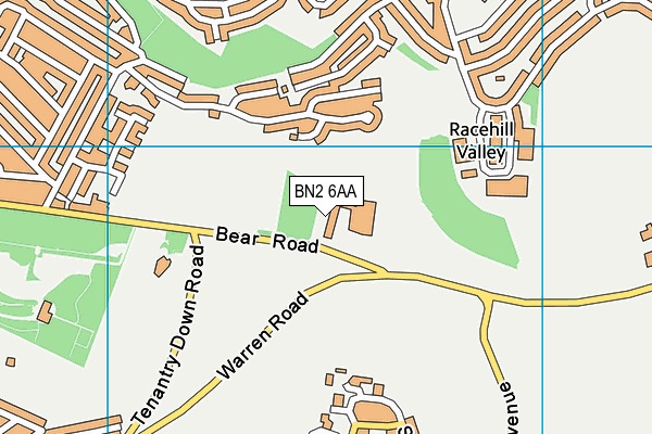 BN2 6AA map - OS VectorMap District (Ordnance Survey) BN2 6AA map - OS VectorMap District (Ordnance Survey)