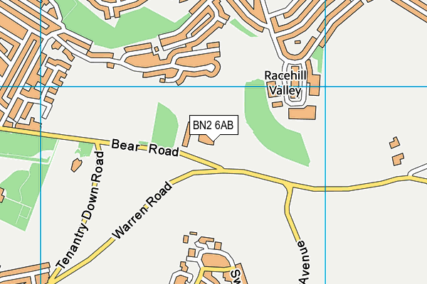 BN2 6AB map - OS VectorMap District (Ordnance Survey) BN2 6AB map - OS VectorMap District (Ordnance Survey)