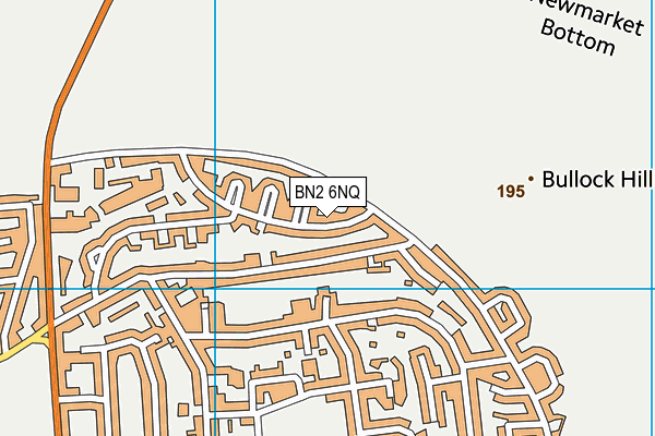 BN2 6NQ map - OS VectorMap District (Ordnance Survey) BN2 6NQ map - OS VectorMap District (Ordnance Survey)