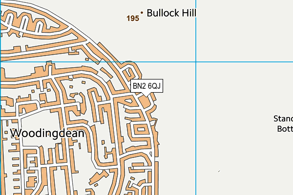 BN2 6QJ map - OS VectorMap District (Ordnance Survey) BN2 6QJ map - OS VectorMap District (Ordnance Survey)