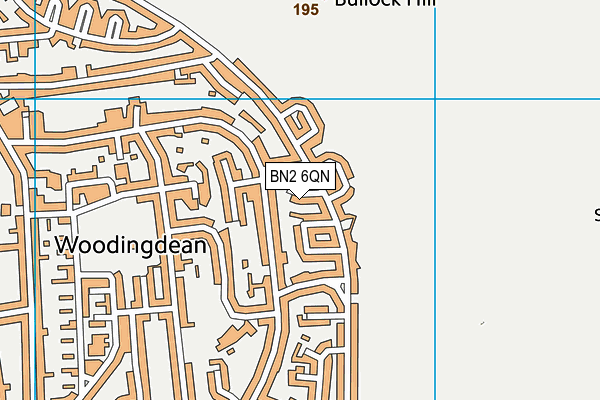 BN2 6QN map - OS VectorMap District (Ordnance Survey) BN2 6QN map - OS VectorMap District (Ordnance Survey)