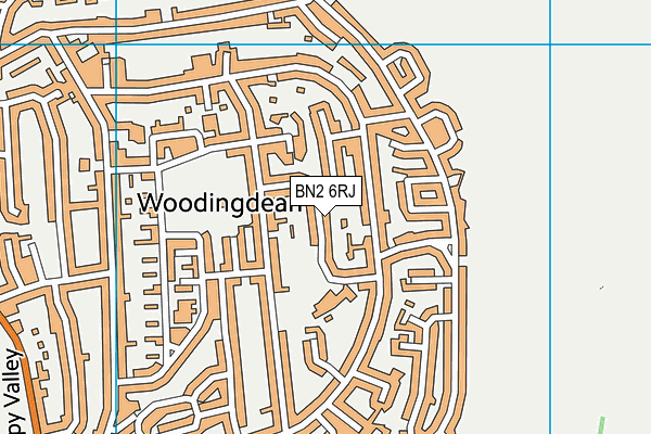 BN2 6RJ map - OS VectorMap District (Ordnance Survey) BN2 6RJ map - OS VectorMap District (Ordnance Survey)