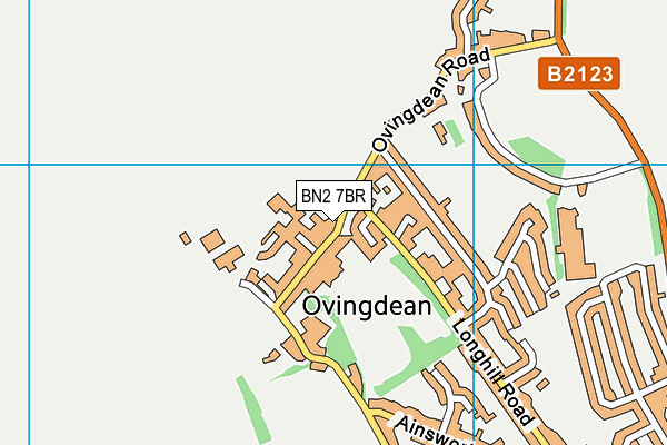 BN2 7BR map - OS VectorMap District (Ordnance Survey) BN2 7BR map - OS VectorMap District (Ordnance Survey)