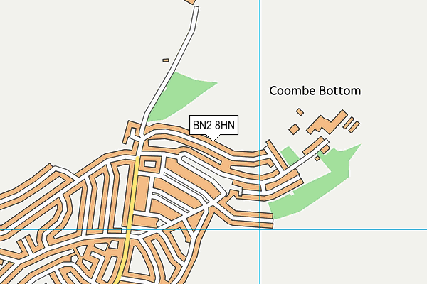 BN2 8HN map - OS VectorMap District (Ordnance Survey) BN2 8HN map - OS VectorMap District (Ordnance Survey)