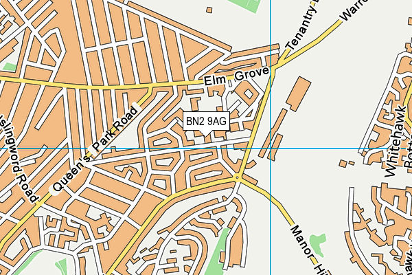 BN2 9AG map - OS VectorMap District (Ordnance Survey) BN2 9AG map - OS VectorMap District (Ordnance Survey)