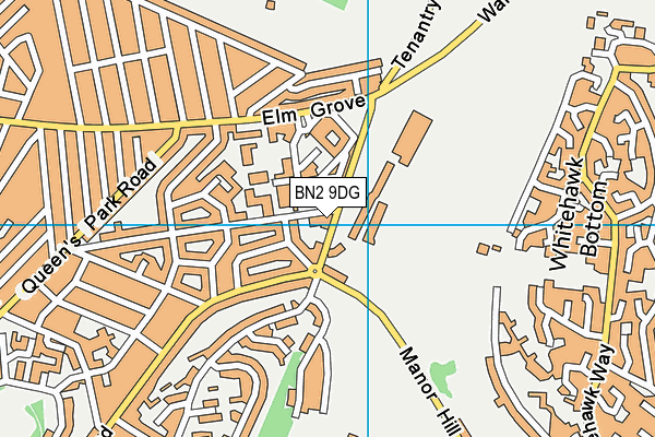 BN2 9DG map - OS VectorMap District (Ordnance Survey) BN2 9DG map - OS VectorMap District (Ordnance Survey)