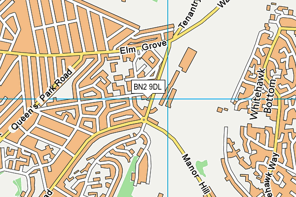 BN2 9DL map - OS VectorMap District (Ordnance Survey) BN2 9DL map - OS VectorMap District (Ordnance Survey)