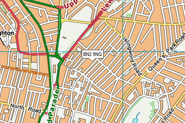 BN2 9NQ map - OS VectorMap District (Ordnance Survey) BN2 9NQ map - OS VectorMap District (Ordnance Survey)