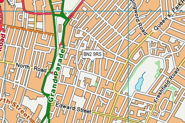 BN2 9RS map - OS VectorMap District (Ordnance Survey) BN2 9RS map - OS VectorMap District (Ordnance Survey)
