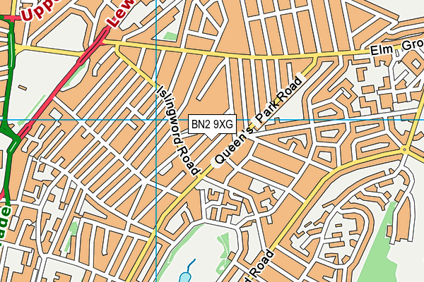 BN2 9XG map - OS VectorMap District (Ordnance Survey) BN2 9XG map - OS VectorMap District (Ordnance Survey)
